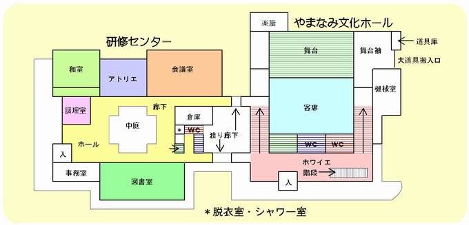 さんわ総合センター平面図